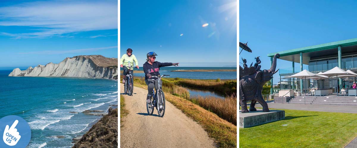 Hawkes Bay weekend getaway, visit the local attractions and stay in a boutique villa close to the beach